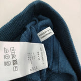 KURASHI&Trips 「ひらり、ときめく」ワザあり編み地のニットプリーツスカート カシミヤ混 定価11000円 ロングスカート ブルーグリーン レディース クラシアンドトリップス/北欧、暮らしの道具店【中古】6-0309T♪