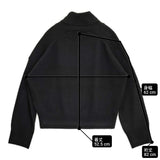 KURASHI&Trips やわらかに包むカシミヤシルク混のタートルネックニット 定価11000円 セーター 25AW ブラック レディース クラシアンドトリップス/北欧、暮らしの道具店【中古】6-0309T♪