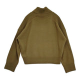 KURASHI&Trips やわらかに包むカシミヤシルク混のタートルネックニット 定価11000円 セーター 25AW カーキ オリーブ レディース クラシアンドトリップス/北欧、暮らしの道具店【中古】6-0309T♪
