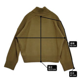 KURASHI&Trips やわらかに包むカシミヤシルク混のタートルネックニット 定価11000円 セーター 25AW カーキ オリーブ レディース クラシアンドトリップス/北欧、暮らしの道具店【中古】6-0309T♪