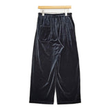 KURASHI&Trips 品よく揺れる大人のベロアパンツ イージーパンツ 定価9900円 25AW ネイビー レディース クラシアンドトリップス/北欧、暮らしの道具店【中古】6-0309T♪
