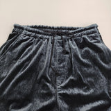 KURASHI&Trips 品よく揺れる大人のベロアパンツ イージーパンツ 定価9900円 25AW ネイビー レディース クラシアンドトリップス/北欧、暮らしの道具店【中古】6-0309T♪