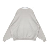 REMI RELIEF 加工スウェット コットン100% トレーナー オーバーサイズ サイズF 日本製 スウェット ライトグレー レディース レミレリーフ【中古】6-0511M△