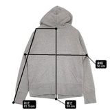 DRESSTERIOR 吊り裏毛ライトパーカー D刺繍 日本製 サイズ3 パーカー グレー レディース ドレステリア【中古】6-0625M∞