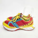 STRD by VOLTA FOOTWEAR Sneakers 24.5cm 7KHL002 スニーカー レッド イエロー レディース【中古】6-0316G◎