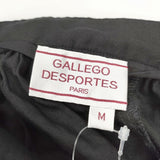GALLEGO DESPORTES 巻きスカート ラップスカート ギャザー コットン サイズM スカート ブラック レディース ギャレゴ デスポート【中古】6-0805G◎