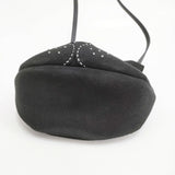 mina perhonen kitten acs9819 猫 ネコ 定価99000円 牛革 ショルダーバッグ 24SS ブラック レディース ミナペルホネン【中古】6-0314G♪