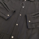 ARTS&SCIENCE ZANINI with A&S ZA Shirt Dress マルコ・ザニーニ 定価113300円 ワンピース 23AW ブラック ネイビー レディース アーツ&サイエンス【中古】6-0317M♪