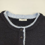 FREAK'S STORE 配色 ヘンリーネック ニットプルオーバー 1132248903023 セーター ニット ネイビー レディース フリークスストア【中古】6-0920T∞