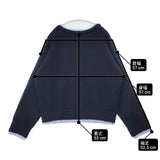 FREAK'S STORE 配色 ヘンリーネック ニットプルオーバー 1132248903023 セーター ニット ネイビー レディース フリークスストア【中古】6-0920T∞