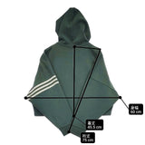 adidas Originals PAKAIAN UKURAN ショート丈 サイズM HOODIE パーカー グリーン レディース アディダスオリジナルス【中古】6-0625M∞