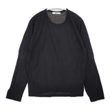 JOURNAL STANDARD relume シアークルーネックロングTEE コットンナイロン サイズF 長袖Ｔシャツ カットソー ロンＴ ブラック レディース ジャーナルスタンダードレリューム【中古】6-0511M△