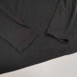 JOURNAL STANDARD relume シアークルーネックロングTEE コットンナイロン サイズF 長袖Ｔシャツ カットソー ロンＴ ブラック レディース ジャーナルスタンダードレリューム【中古】6-0511M△
