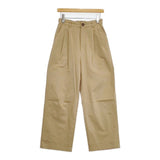 JOURNAL STANDARD relume コットンツイル2タック パンツ 25SS ベージュ レディース ジャーナルスタンダードレリューム【中古】6-0625G∞