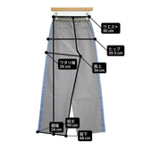 ASTRAET ストライプソクショウ イージーワイドパンツ サイズ00 パンツ グレー レディース アストラット【中古】6-0625G∞