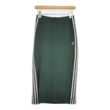 adidas Originals ニットスカート IW3167 サイドライン サイズM ロングスカート グリーン レディース アディダスオリジナルス【中古】6-0625M∞