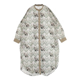 zootie 新品 フォックス エスニックシャツワンピース O02323PA ワンピース ホワイト グリーン レディース ズーティー【中古】6-0625M∞