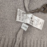 La TOTALITE リボン2WAY プルオーバー 定価17600円 モヘヤ混 セーター ニット グレージュ レディース ラトータリテ【中古】6-0920T∞