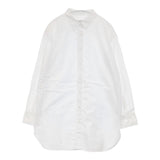 SLOBE IENA コットンブロードレギュラーシャツ 長袖シャツ ホワイト レディース スローブイエナ【中古】6-0823M∞