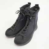 PLEATS PLEASE ISSEY MIYAKE EASY HIGH CUT SNEAKERS 23.5cm 定価55000円 AJ775 スニーカー ブラック レディース プリーツプリーズ【中古】6-0314G♪