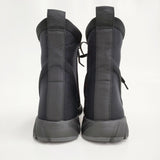 PLEATS PLEASE ISSEY MIYAKE EASY HIGH CUT SNEAKERS 23.5cm 定価55000円 AJ775 スニーカー ブラック レディース プリーツプリーズ【中古】6-0314G♪