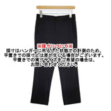 Sybilla GBLDS-09230 トリアセテートポリエステル スラックス パンツ ブラック レディース シビラ【中古】6-0625G∞