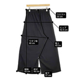 antiqua AY-00018 カットジョーゼット2タックワイドパンツ サイズF パンツ ブラック レディース アンティカ【中古】6-0625G∞