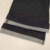 ZARA サイズXL ライトデニム ワイド デニムパンツ ネイビー レディース ザラ【中古】6-0625G∞