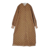 YURK geniet van ユルクフニートファン コーデュロイ ドット ワンピース ブラウン レディース【中古】6-0920T∞