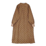 YURK geniet van ユルクフニートファン コーデュロイ ドット ワンピース ブラウン レディース【中古】6-0920T∞