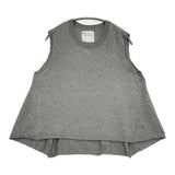 SO/NATURAL STANDARD SUPPLY コットンウール フレア ノースリーブニット ベスト グレー レディース エスオー/ナチュラルスタンダードサプライ【中古】6-0625M∞