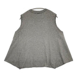 SO/NATURAL STANDARD SUPPLY コットンウール フレア ノースリーブニット ベスト グレー レディース エスオー/ナチュラルスタンダードサプライ【中古】6-0625M∞