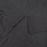 mizuiro-ind コットンウール ハイネック 長袖Ｔシャツ カットソー ロンＴ ネイビー レディース ミズイロインド【中古】6-0625M∞