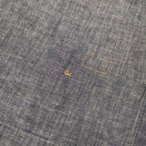45R/45rpm ダンガリーカットワークのカシュクールブラウス 定価39600円 ブラウス シャツ グレー レディース フォーティーファイブアールピーエム【中古】6-0520M∞