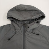 MARGARET HOWELL ブレスサーモタスランナイロンフーディージャケット RECYCLED LIGHT NYLON POPLIN 中綿 定価61600円 ジャケット 25AW グレー レディース マーガレットハウエル【中古】6-0317T♪