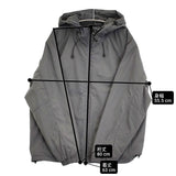 MARGARET HOWELL ブレスサーモタスランナイロンフーディージャケット RECYCLED LIGHT NYLON POPLIN 中綿 定価61600円 ジャケット 25AW グレー レディース マーガレットハウエル【中古】6-0317T♪