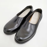 PETROSOLAUM Slip On Black Cordvan Butt 定価162800円 サイズ36 レザー 革 スリッポン ブラック レディース ペテロオラウム【中古】6-0314G♪
