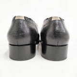 PETROSOLAUM Slip On Black Cordvan Butt 定価162800円 サイズ36 レザー 革 スリッポン ブラック レディース ペテロオラウム【中古】6-0314G♪