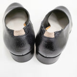 PETROSOLAUM Slip On Black Cordvan Butt 定価162800円 サイズ36 レザー 革 スリッポン ブラック レディース ペテロオラウム【中古】6-0314G♪