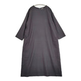 WIRROW BOTANY WOOL BOAT NECK DRESS ウールボートネックドレス サイズ1 定価63800円 ワンピース Mauve Gray チャコールグレー レディース ウィロウ【中古】6-0914T♪