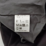 WIRROW BOTANY WOOL BOAT NECK DRESS ウールボートネックドレス サイズ1 定価63800円 ワンピース Mauve Gray チャコールグレー レディース ウィロウ【中古】6-0914T♪