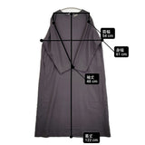 WIRROW BOTANY WOOL BOAT NECK DRESS ウールボートネックドレス サイズ1 定価63800円 ワンピース Mauve Gray チャコールグレー レディース ウィロウ【中古】6-0914T♪