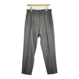 AQUELLOS OJOS VERDES 2タック ウールコットンシルク サイズ2 パンツ グレー メンズ アケヨスオホスヴェルデス【中古】6-0317T♪