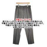 AQUELLOS OJOS VERDES 2タック ウールコットンシルク サイズ2 パンツ グレー メンズ アケヨスオホスヴェルデス【中古】6-0317T♪
