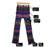 HOLIDAY MULTI KNIT LEGGINGS PANTS 定価44000円 ウール100% 24204032 レギンス パンツ 24AW マルチカラー レディース ホリデイ【中古】6-0314T♪