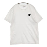 PLAY COMME des GARCONS サイズXL AX-T064 AD2025 半袖Ｔシャツ カットソー 2025年 ホワイト ユニセックス プレイコムデギャルソン【中古】6-0317S♪
