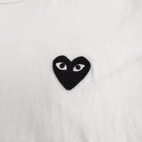 PLAY COMME des GARCONS サイズXL AX-T064 AD2025 半袖Ｔシャツ カットソー 2025年 ホワイト ユニセックス プレイコムデギャルソン【中古】6-0317S♪