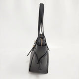 Furla NET Sサイズ ネット ショルダーバッグ レザー トートバッグ ブラック レディース フルラ【中古】6-0812G∞