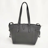 Furla NET Sサイズ ネット ショルダーバッグ レザー トートバッグ ブラック レディース フルラ【中古】6-0812G∞