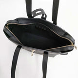 Furla NET Sサイズ ネット ショルダーバッグ レザー トートバッグ ブラック レディース フルラ【中古】6-0812G∞